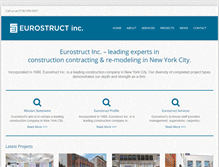 Tablet Screenshot of eurostruct.com